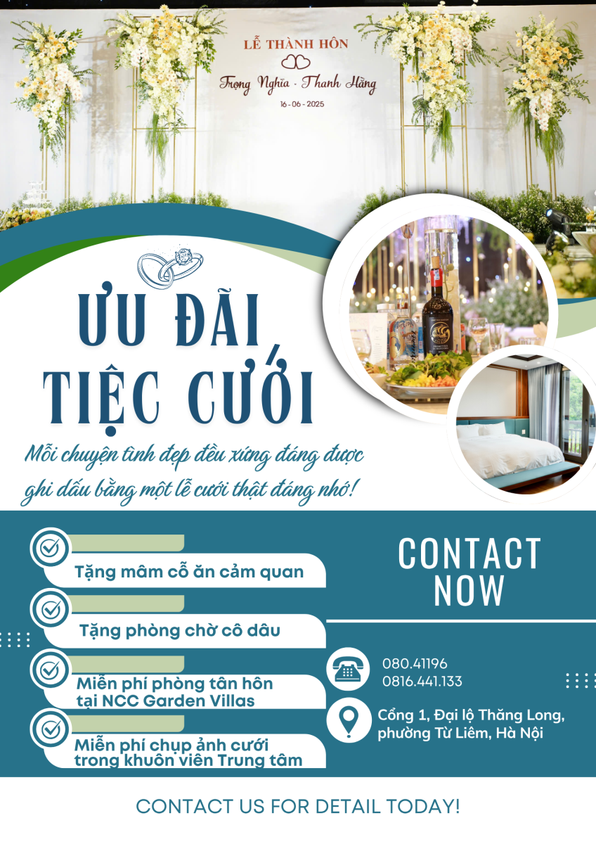 Tiệc cưới trọn vẹn - Ưu đãi ngập tràn