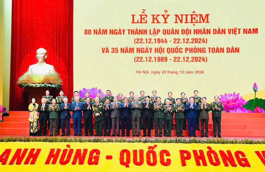 Lễ kỷ niệm 80 năm Ngày thành lập Quân đội nhân dân Việt Nam và 35 năm Ngày hội Quốc phòng toàn dân 