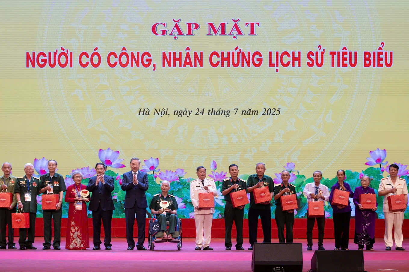  Cuộc gặp mặt Người có công, Nhân chứng lịch sử tiêu biểu năm 2025.