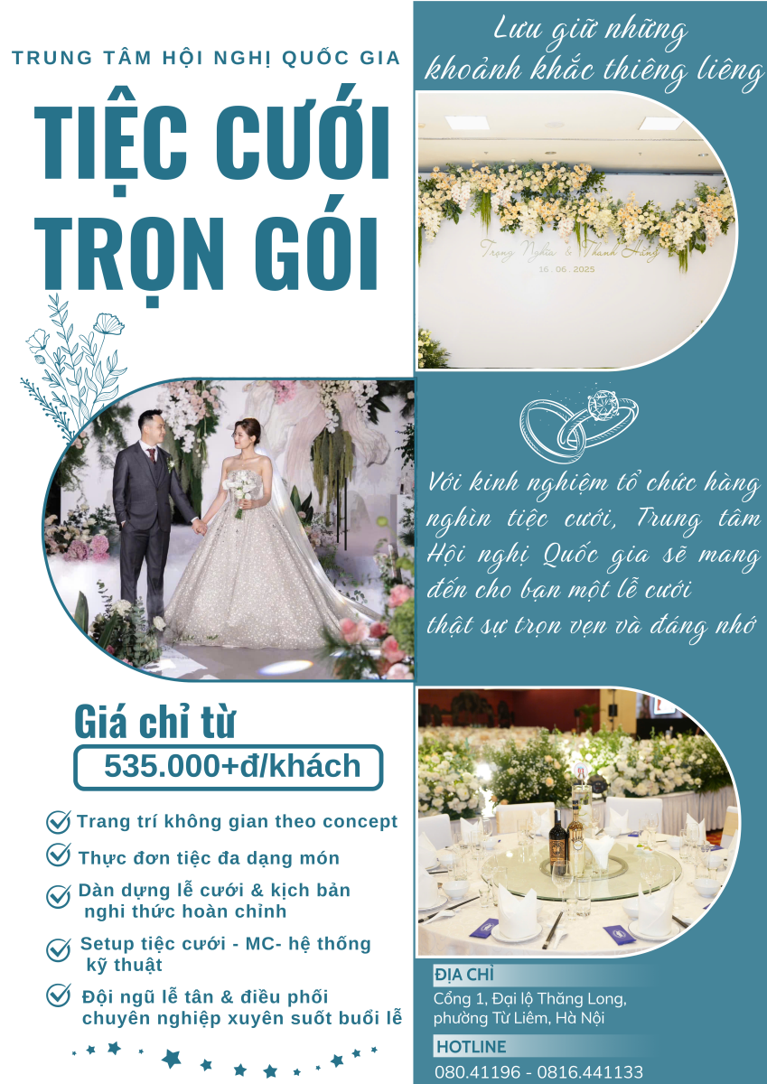Dịch vụ cưới trọn gói – Dành cho cặp đôi bận rộn