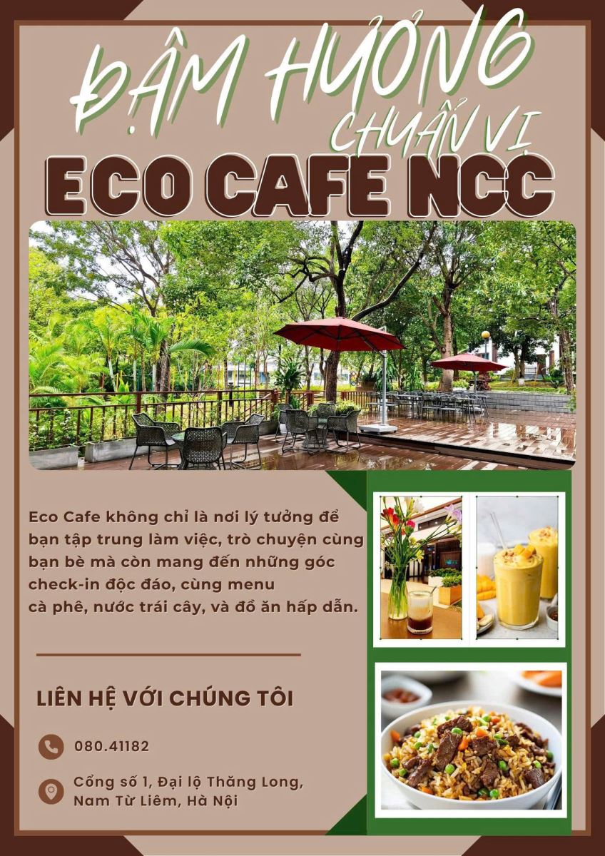 Eco Cafe tại NCC Garden Villas
